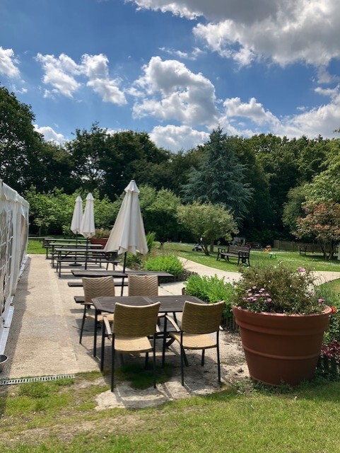 Marquee and far end of garden